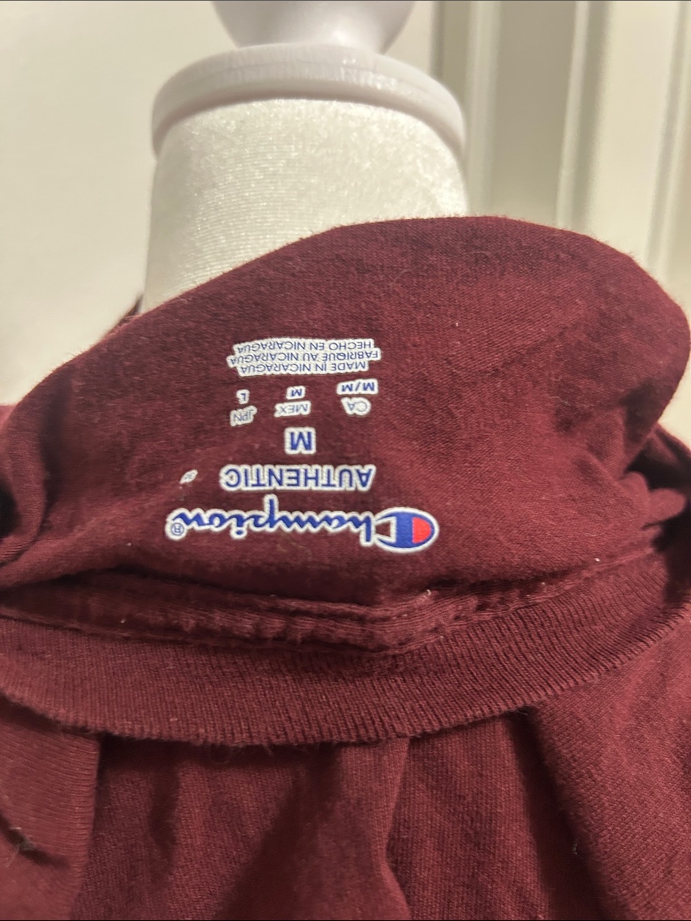 Maroon Hcc Holiday Fair Isle Long Sleeve Tee View 4